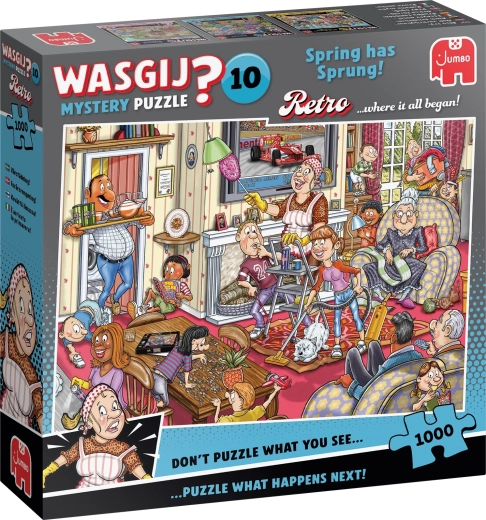 Jumbo Wasgij Retro Mystery 10: Kevad on käes! 1000 tükki