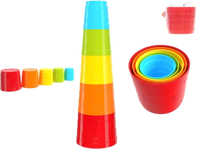 Stacking Cups – Colorful Pyramid for Children from 12 Months