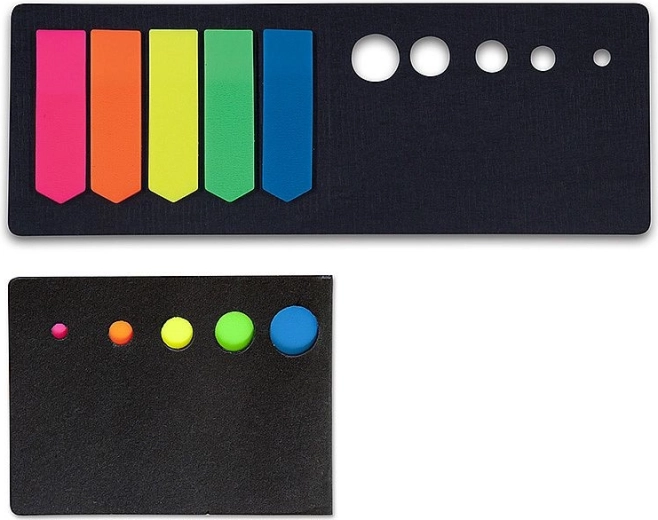 Concorde neon adhesive page markers – arrows 12 × 44 mm (5 colors, 100 pcs)
