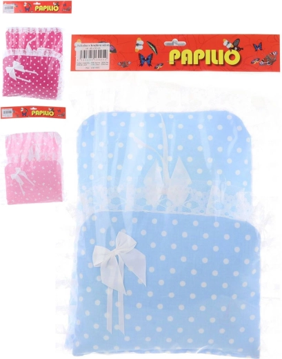 Pitsiga ja paelaga tekike padjakesega nukkudele