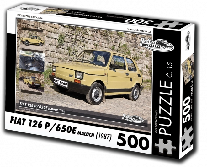 Puzzle Retro-autod Fiat 126p Maluch (1987) – 500 tükki