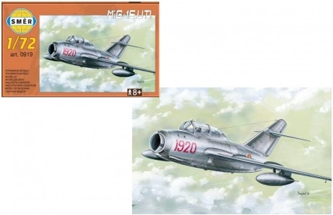 Plastikust lennukimudel MiG-15 UTI 1:72