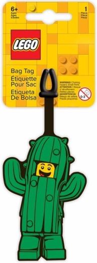 LEGO luggage tag – cactus