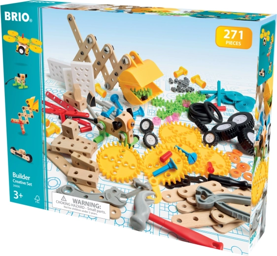 BRIO Builderi ehituskomplekt – loovkomplekt 271 osaga