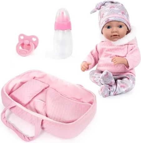 Bayer realistlik reborn-nukk 38 cm kandekotiga
