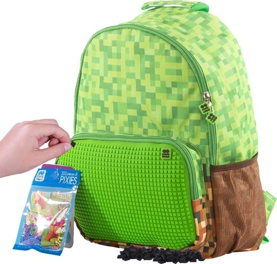 Pixie Crew Leisure Backpack Green Check