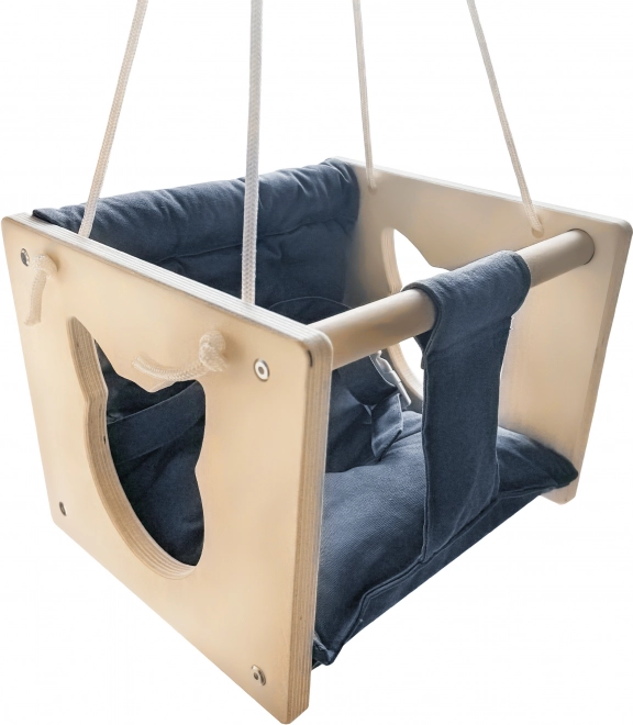 Wooden Swing for Children Cat