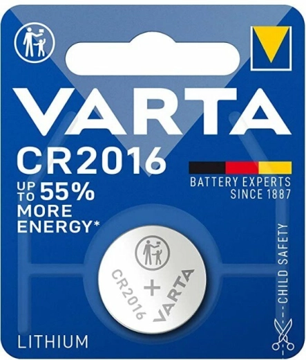 Varta CR2016 nööp-patarei, 3 V