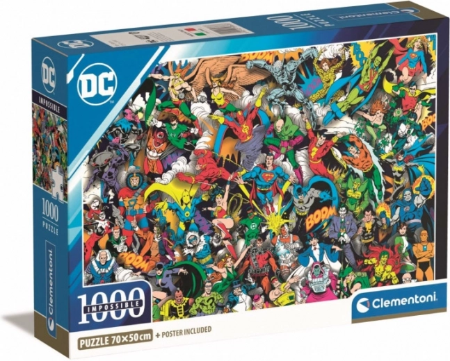 Puzzle 1000 Piece Impossible DC Comics