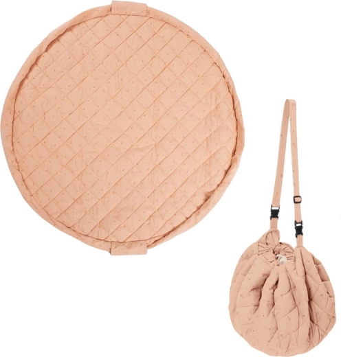 Play&Go Noomad soft play mat and toy bag organic fleuri
