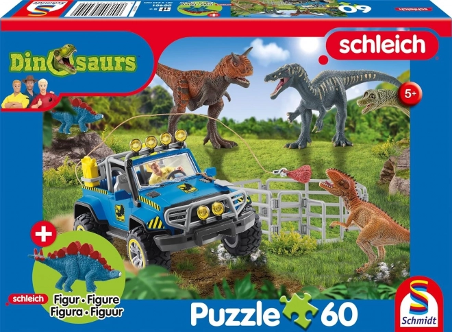 Pusle SCHMIDT SCHLEICH eelajaloolised hiiglased, 60 tükki + figuur