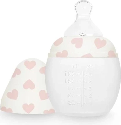Élhée koolikutevastane beebipudel 150 ml Full of Love Pink