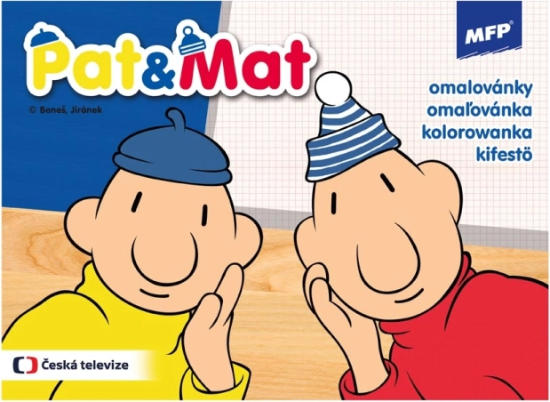 Värviraamat PAT JA MAT MFP, A5, 16 lehte