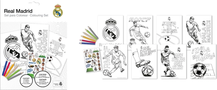 REAL MADRID Coloring Set