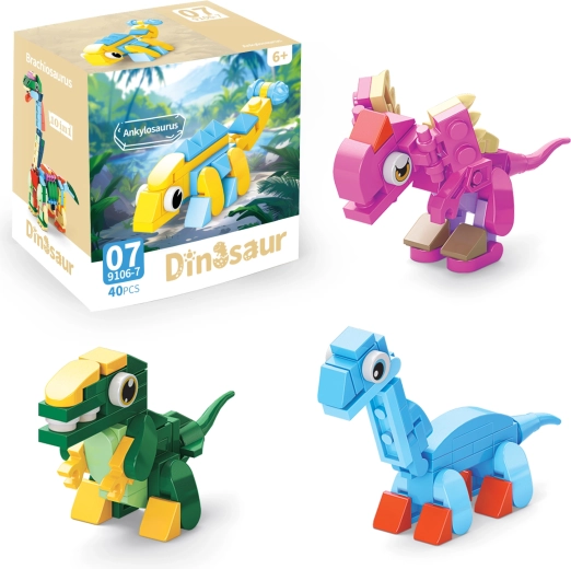 Dinosauruse ehituskomplekt 10 ühes – 1 tk