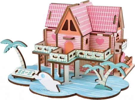 Woodcraft puidust 3D pusle suvemaja