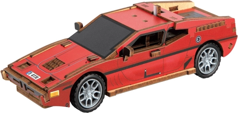 2Kids Toys 3D wooden puzzle sports car red
