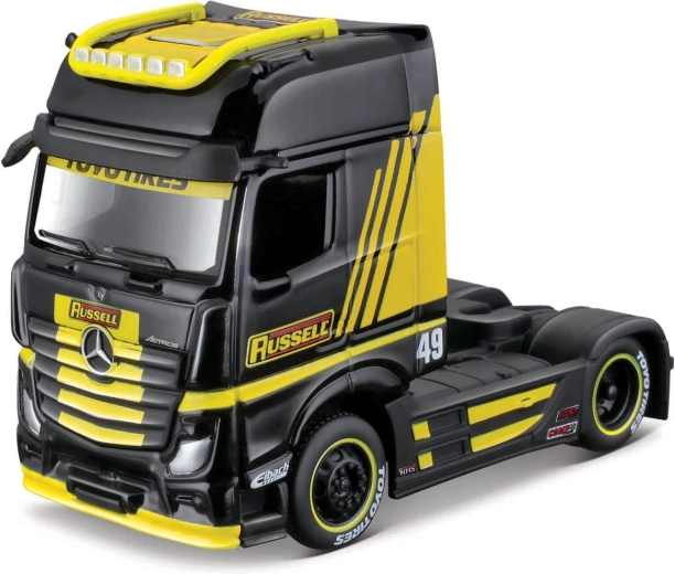 Maisto Mercedes-Benz Actros 1851 must-kollane 1:64