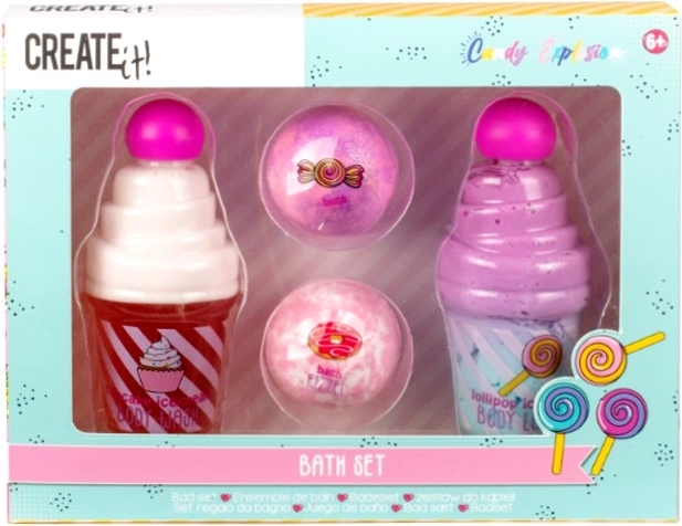 Create It! Candy vannikomplekt lastele