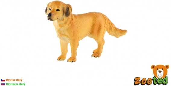 Kuldne retriiveri plastfiguur 10 cm