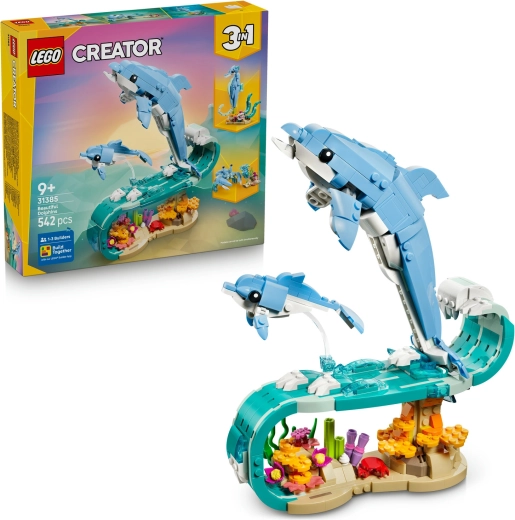 LEGO Creator 3v1 mereloomad: imeline delfiin