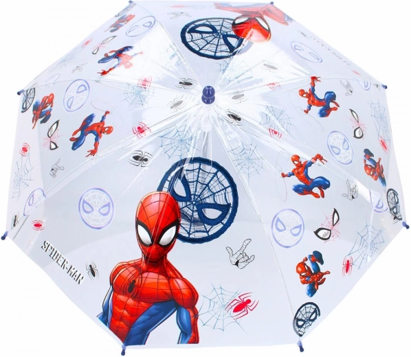 Laste läbipaistev vihmavari Spider-Man - 1 tk