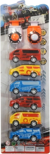 Launcher rescue toy cars for children