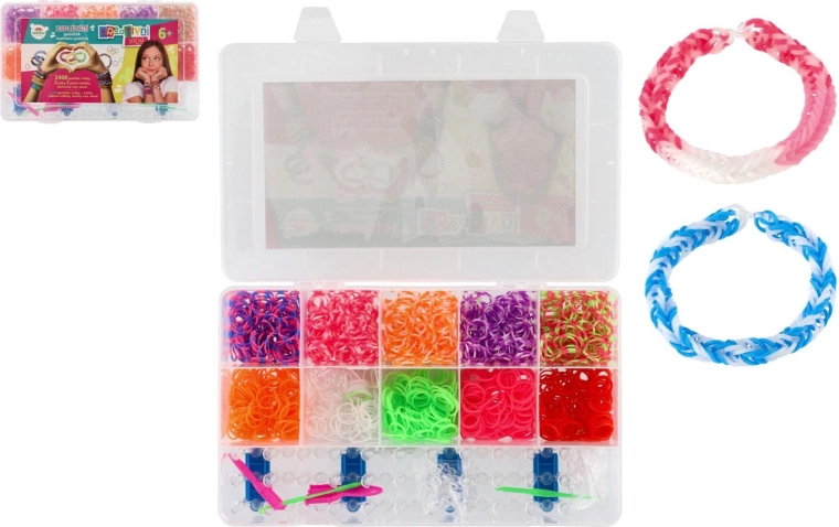 Loom Bandsi loominguline käevõrude valmistamise komplekt, 2400 detaili