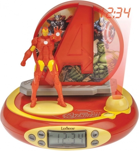 3D äratuskell projektoriga AVENGERS Iron Man