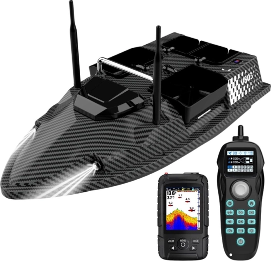 Flytec V803 Pro bait boat with GPS and sonar 5200 mAh