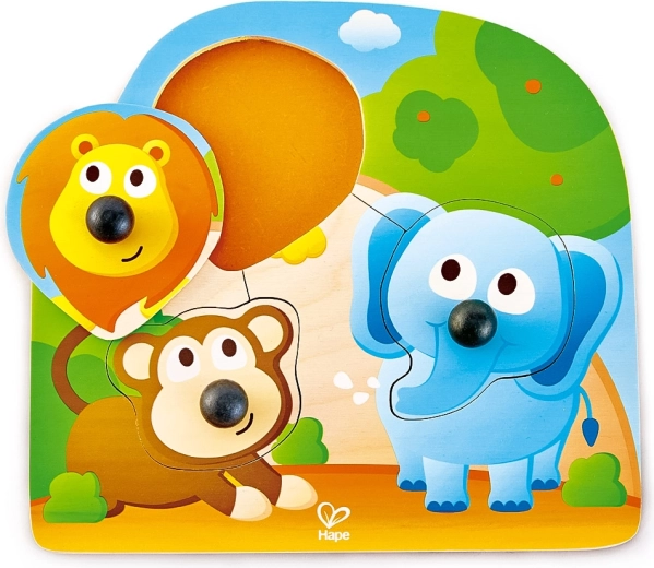 Wild Animals Peg Puzzle