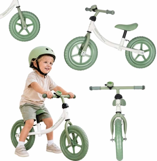 Laste tasakaaluliikur Trike Fix Balance kellaga, roheline
