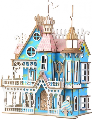 Woodcraft wooden 3D puzzle fairy-tale villa