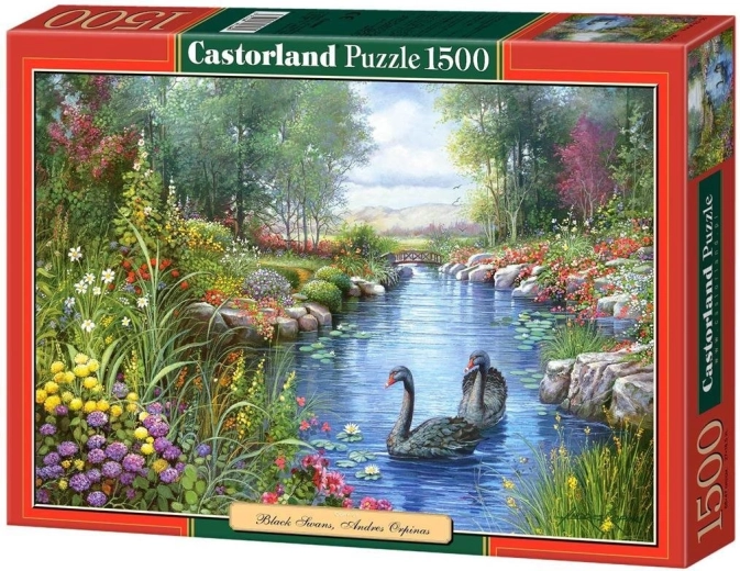 Puzzle Black Swans, Andres Orpinas, 1500 pieces