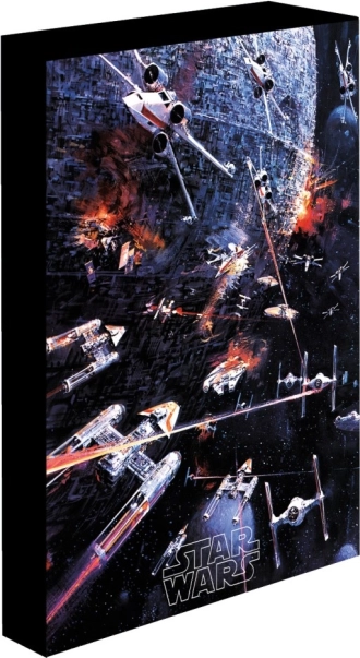 Valgustusega LED pilt 30×40 cm Star Wars