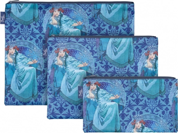 3 lukuga kotikese komplekt Alfons Mucha Hyacinta