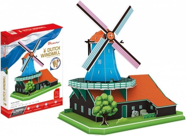 3D pusle Hollandi tuuleveski XL
