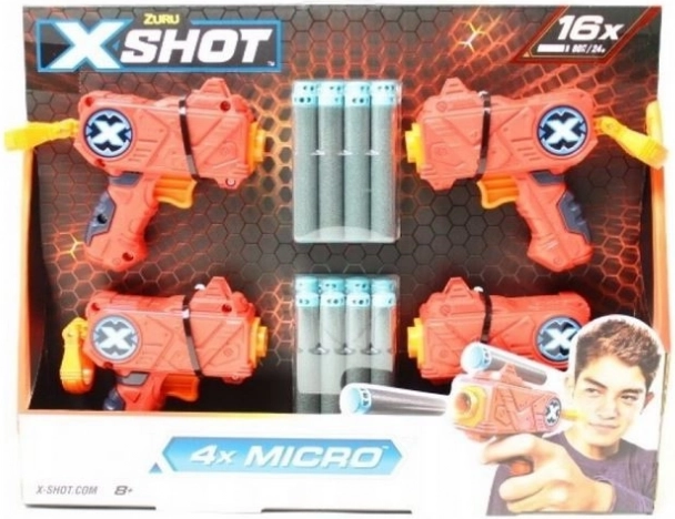 Set of Excel Micro Launchers 4-pack 16 Darts