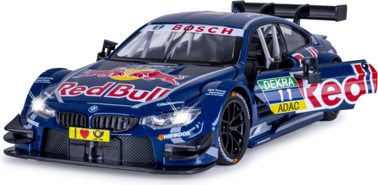 JAMARA BMW M4 DTM metallmudel 1:24, sinine, valgustuse ja helidega