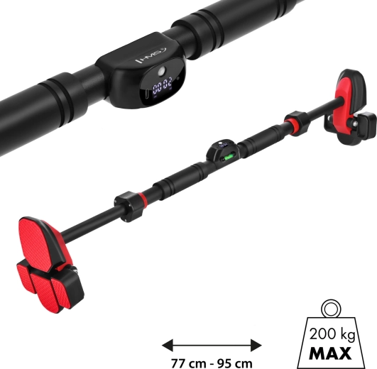 Doorway pull-up bar with counter and level HMS DD500