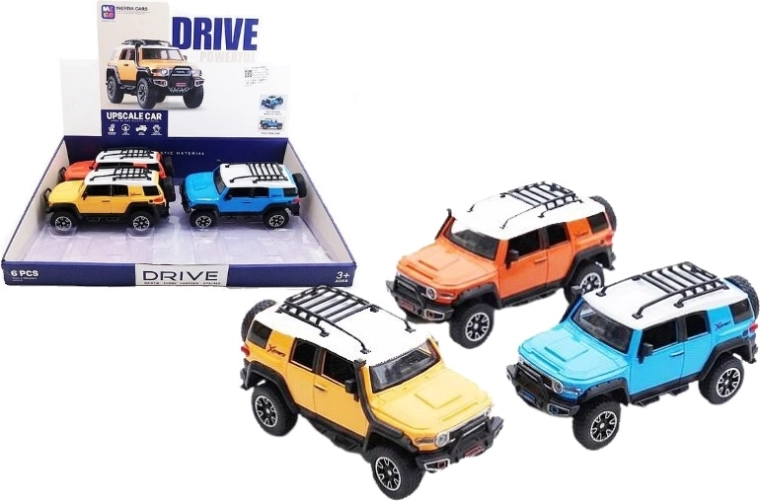 Toyota FJ laste kolmerattaline sõiduk 19 cm tulede ja heliga