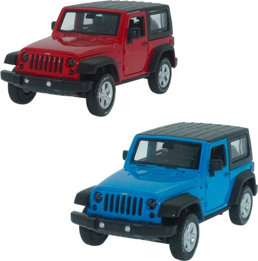 Metallmudel JEEP Wrangler 1:32 valguse ja heliga