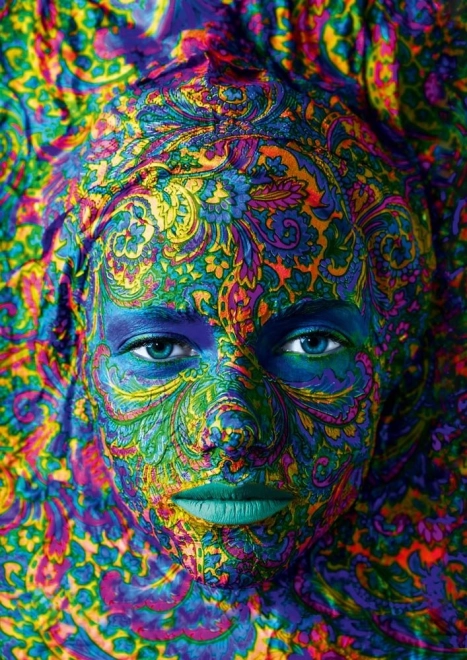 Puzzle FACE ART: naise portree 1000 tükki