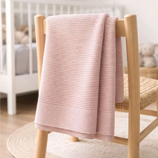 NANNA bamboo blanket bamboo pink