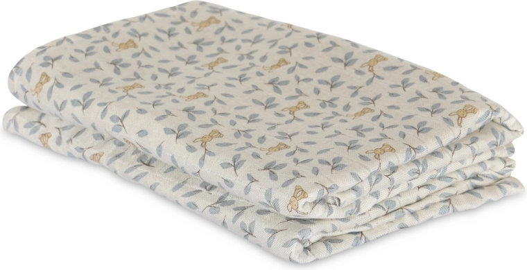 NUUROO josefine musliinist bambusmähkmed bunny leaf – 2 tk