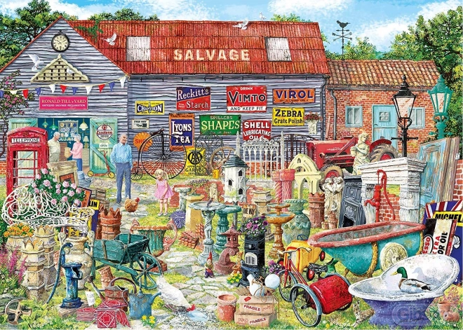 Gibsons puzzle Pots and Bric-a-Brac for a Few Pennies 2000 pieces