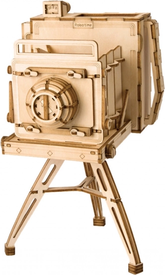 Wooden 3D Puzzle Historical Camera