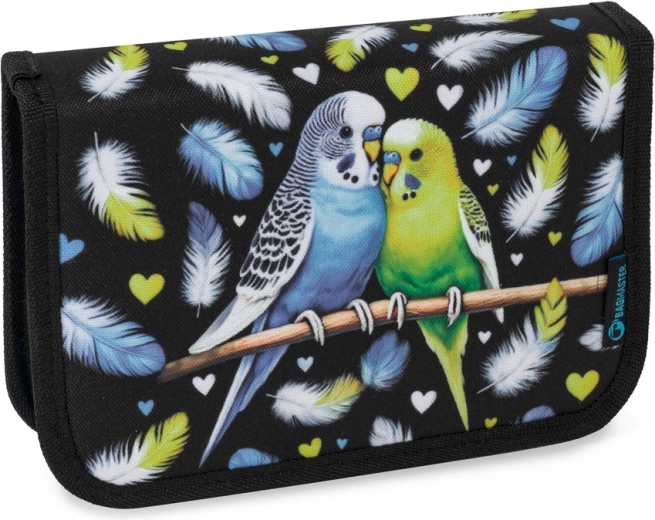 Bagmaster school pencil case Beta 25 with a parrot