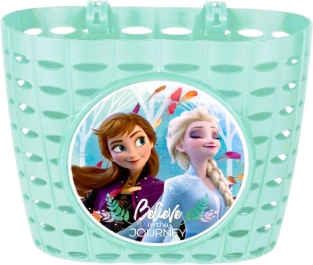 Disney Frozen turquoise kids' bicycle basket