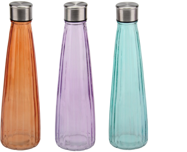 Plastpudel 0,5 l keeratava korgiga